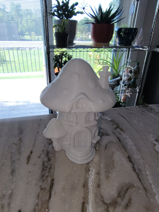 Paintable Mushroom Fairy Home