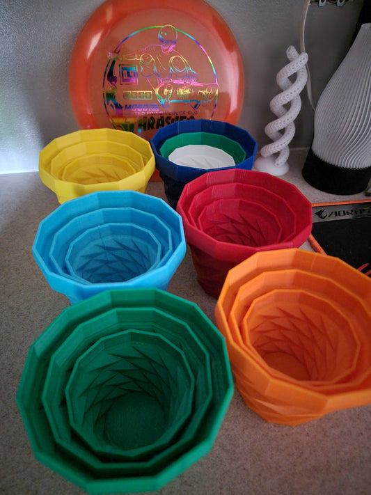 3 Piece 3d Printed Planter