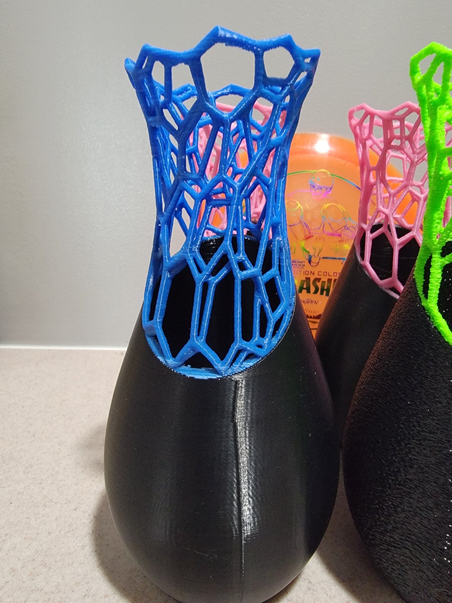 Unique-Multicolor vase.
