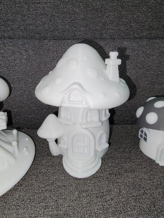 Paintable Mushroom Fairy Home